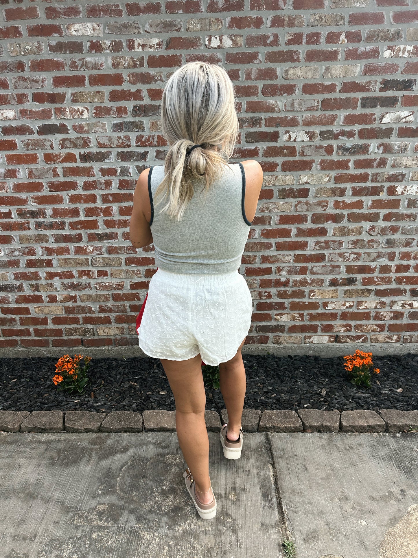 Eyelet Shorts