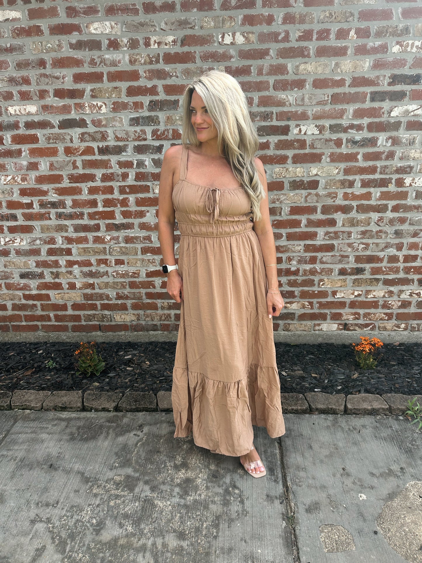 Sundown Dress- Tan