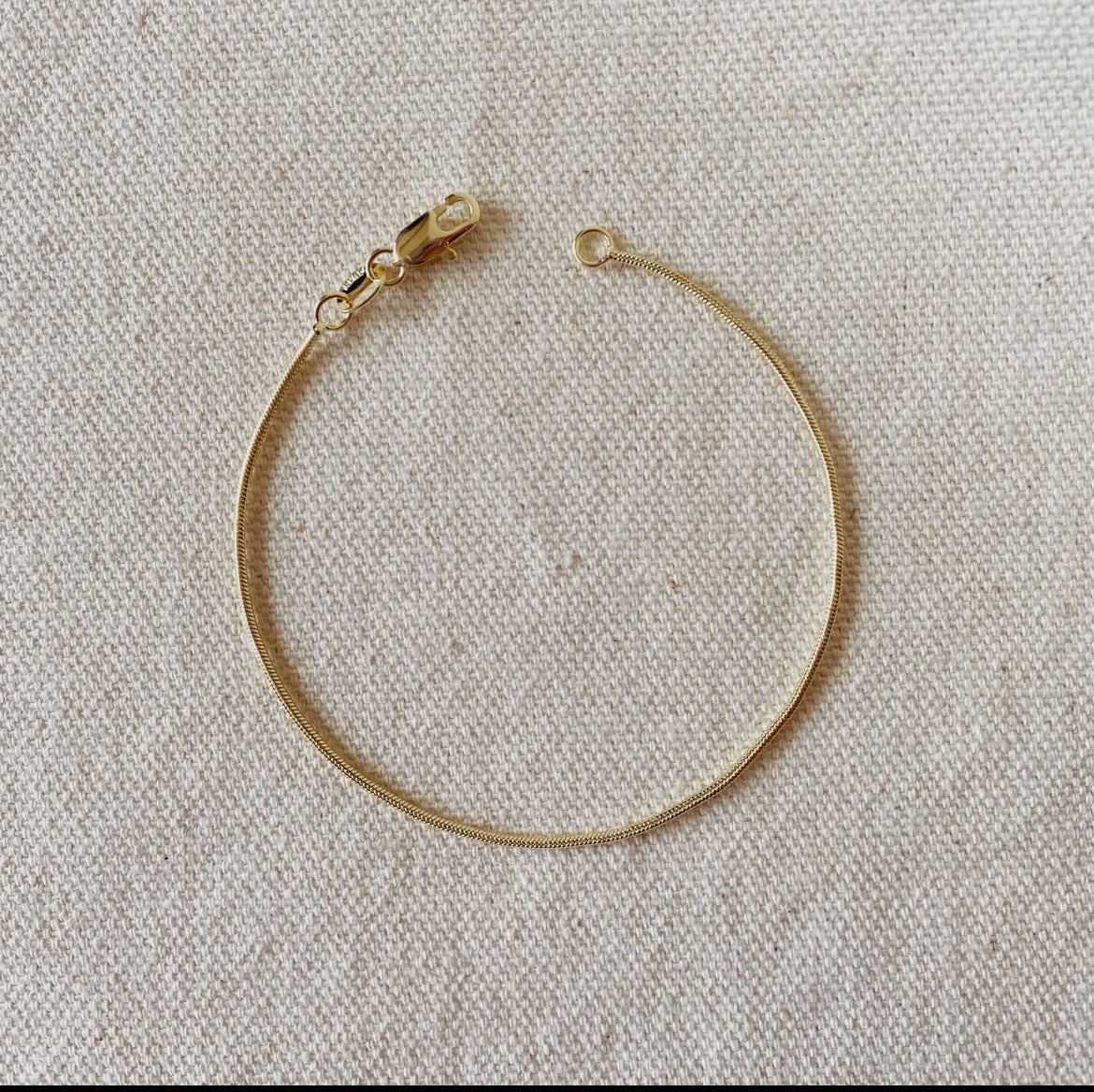 1.2 mm Snake Chain Bracelet