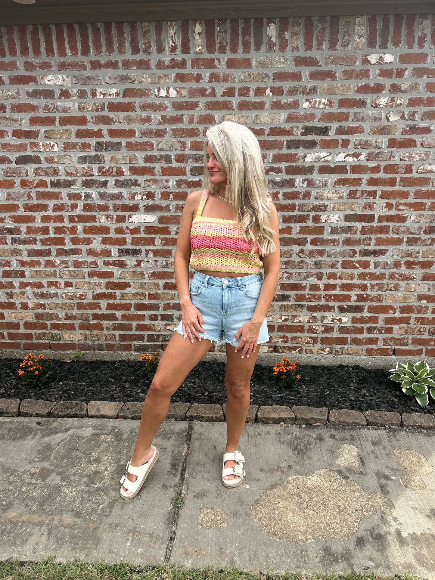 Rainbow Sweater Tank