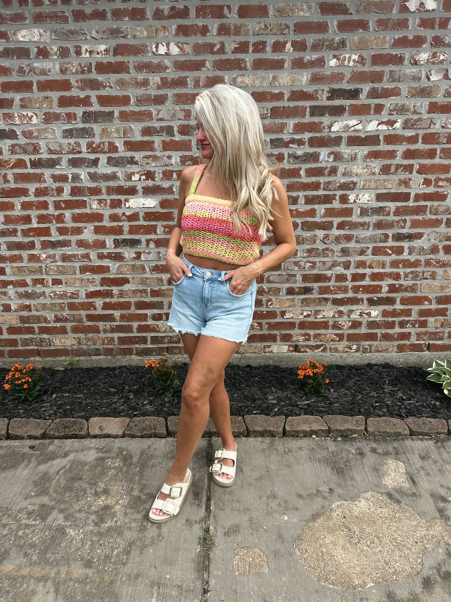 Rainbow Sweater Tank