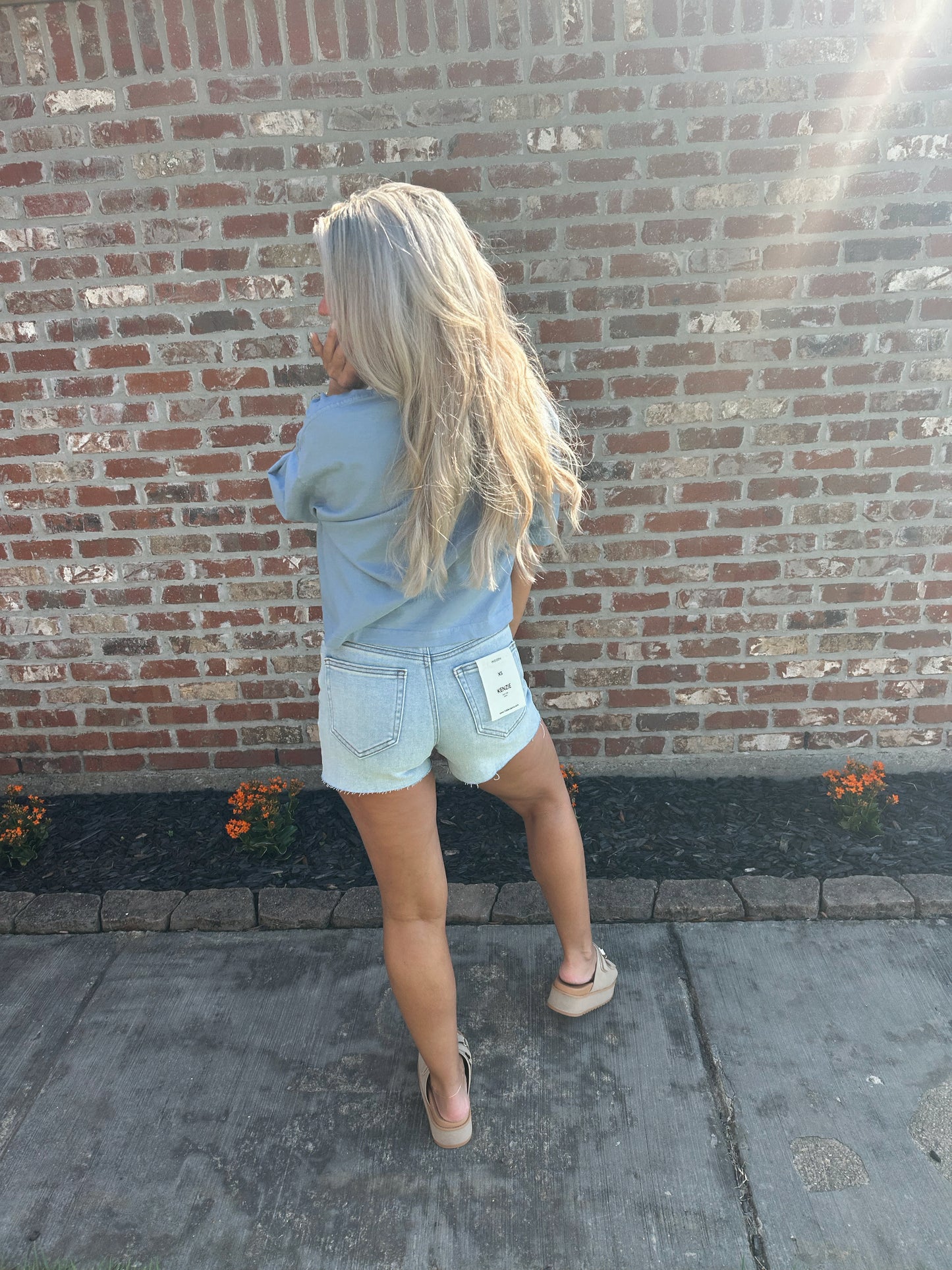 Kara HIDDEN denim shorts
