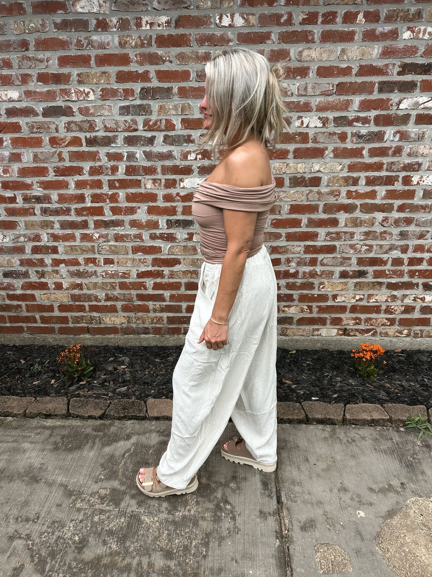 Silhouette Button Top