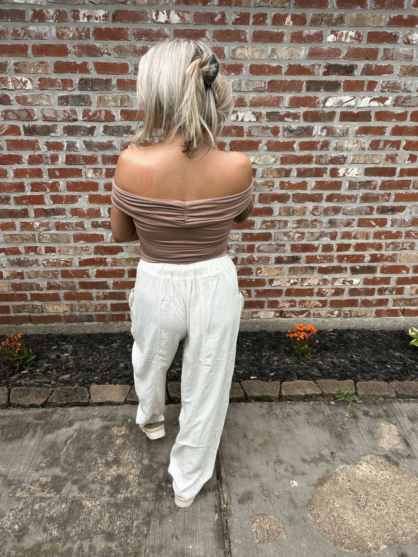 Silhouette Button Top