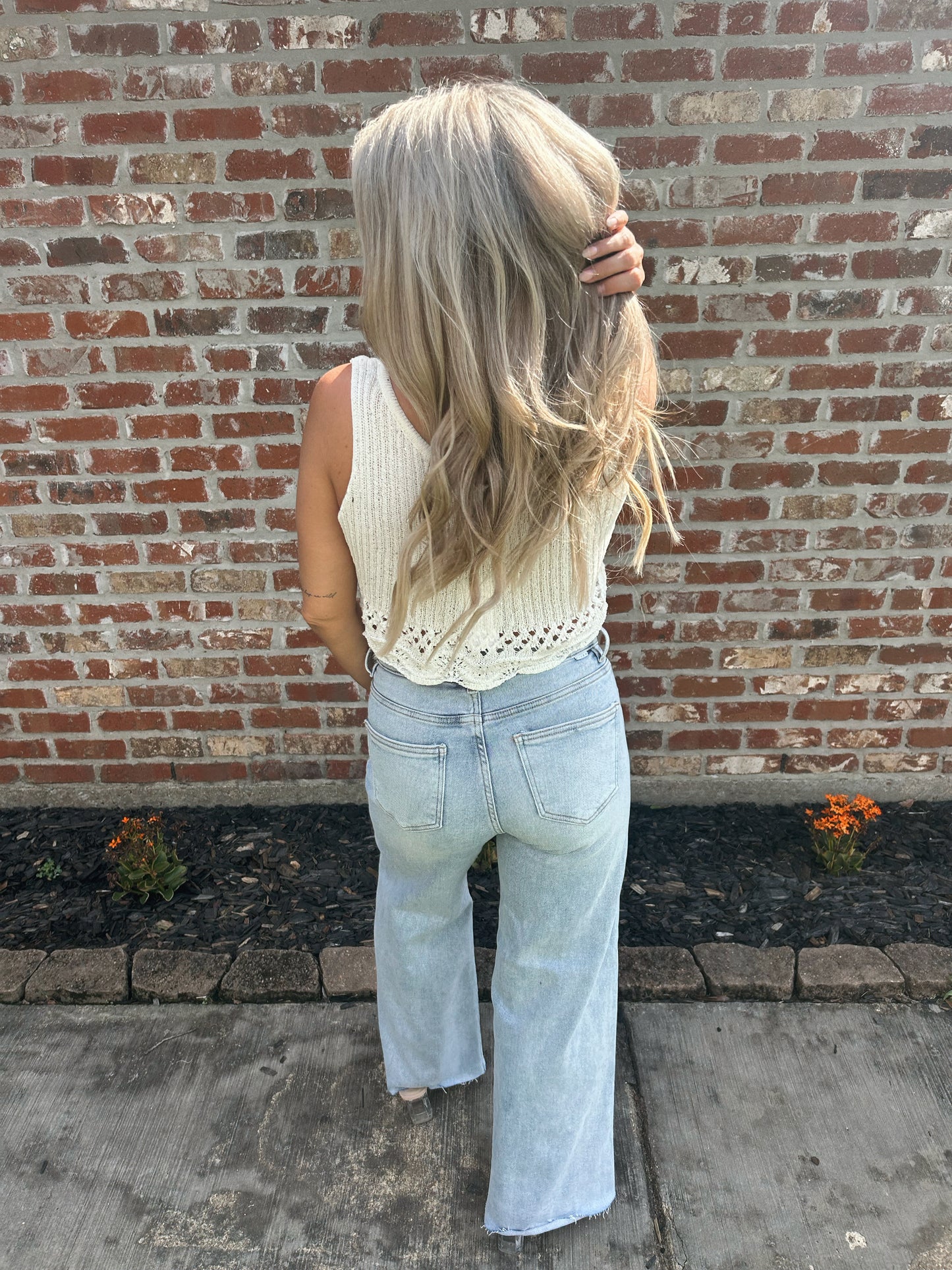 Embellished Sweater Tank