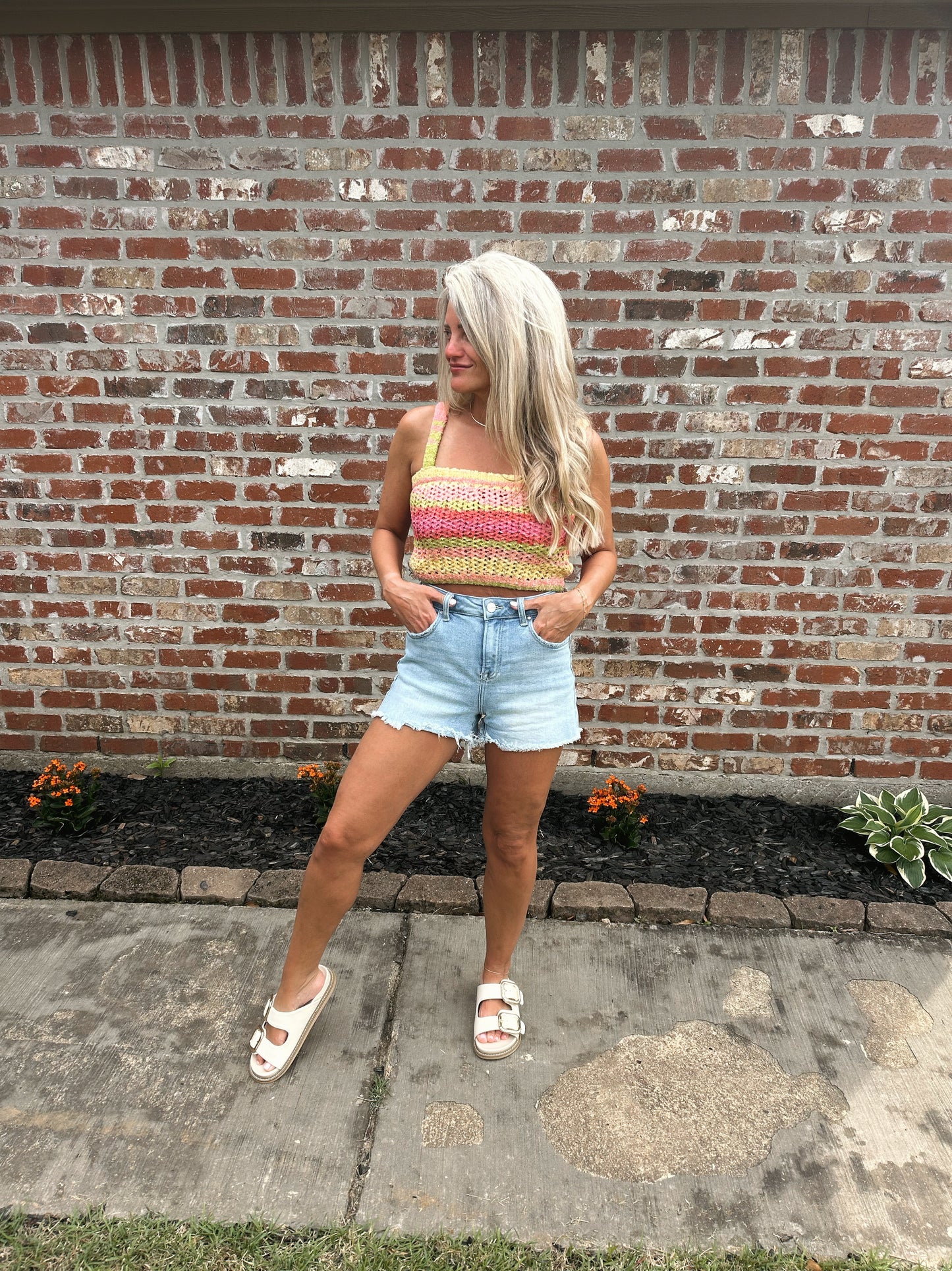 Rainbow Sweater Tank