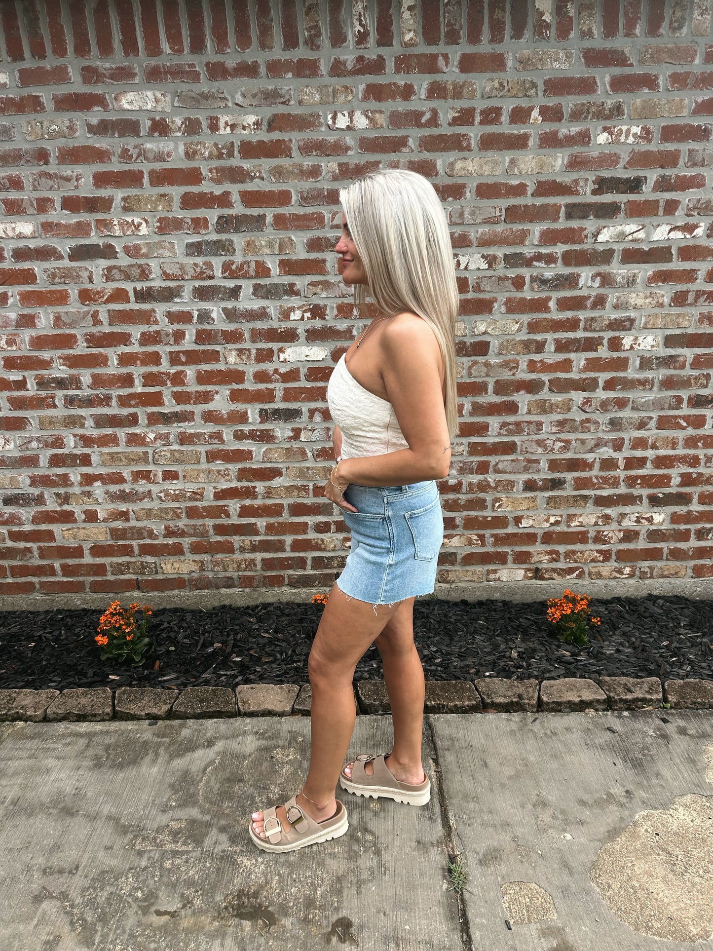 Delia Textured Tube Top