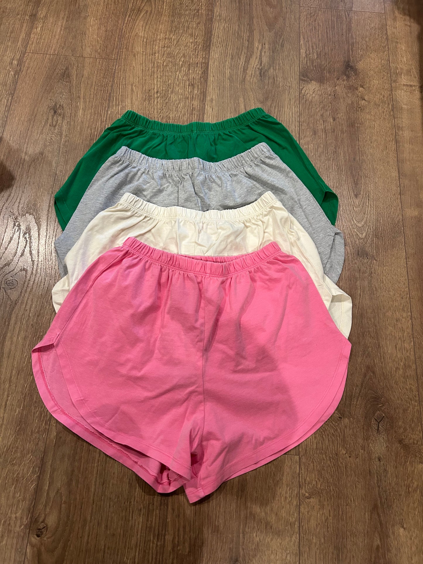 Dolphin Hem Cotton Shorts