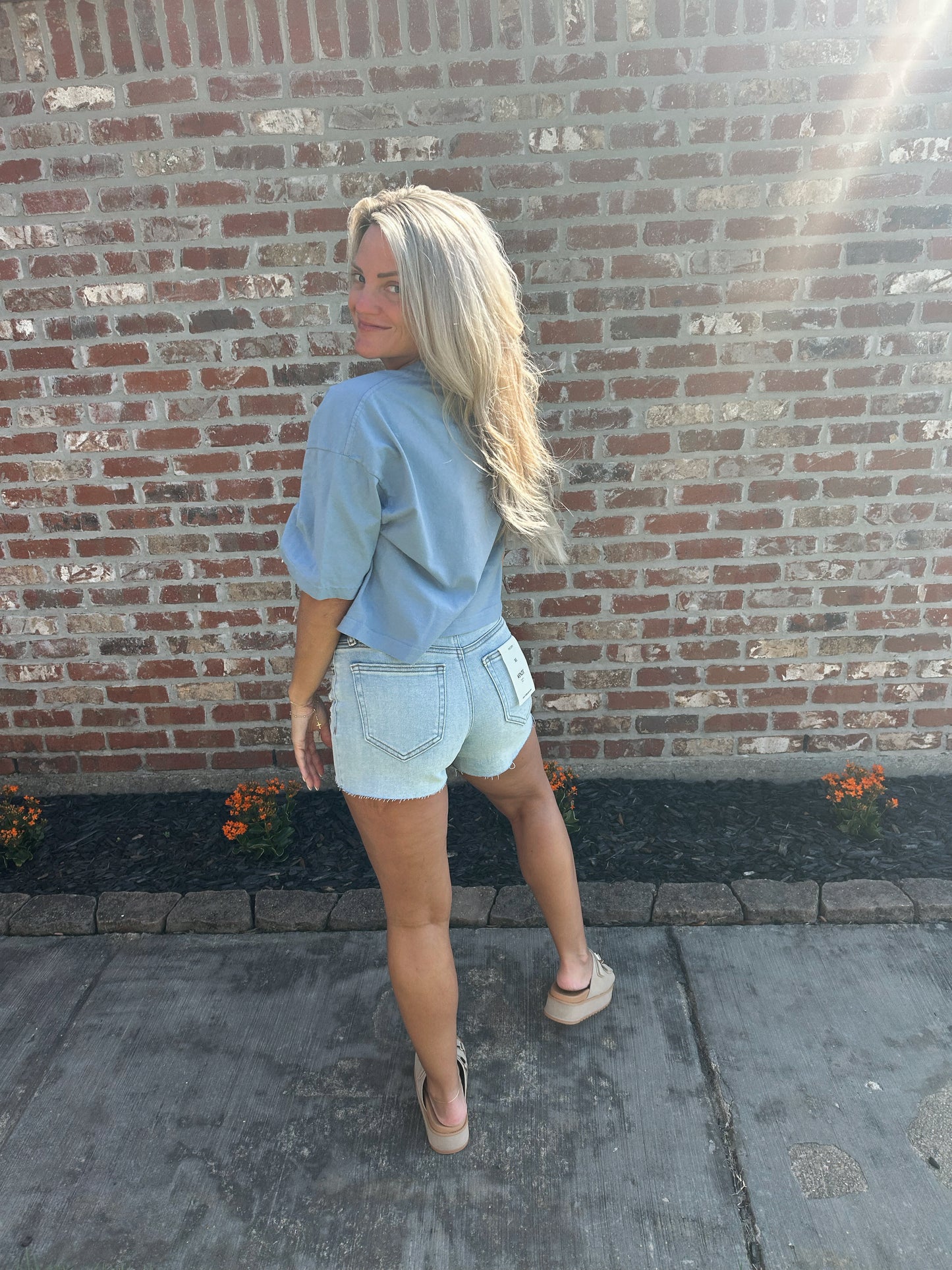 Kara HIDDEN denim shorts