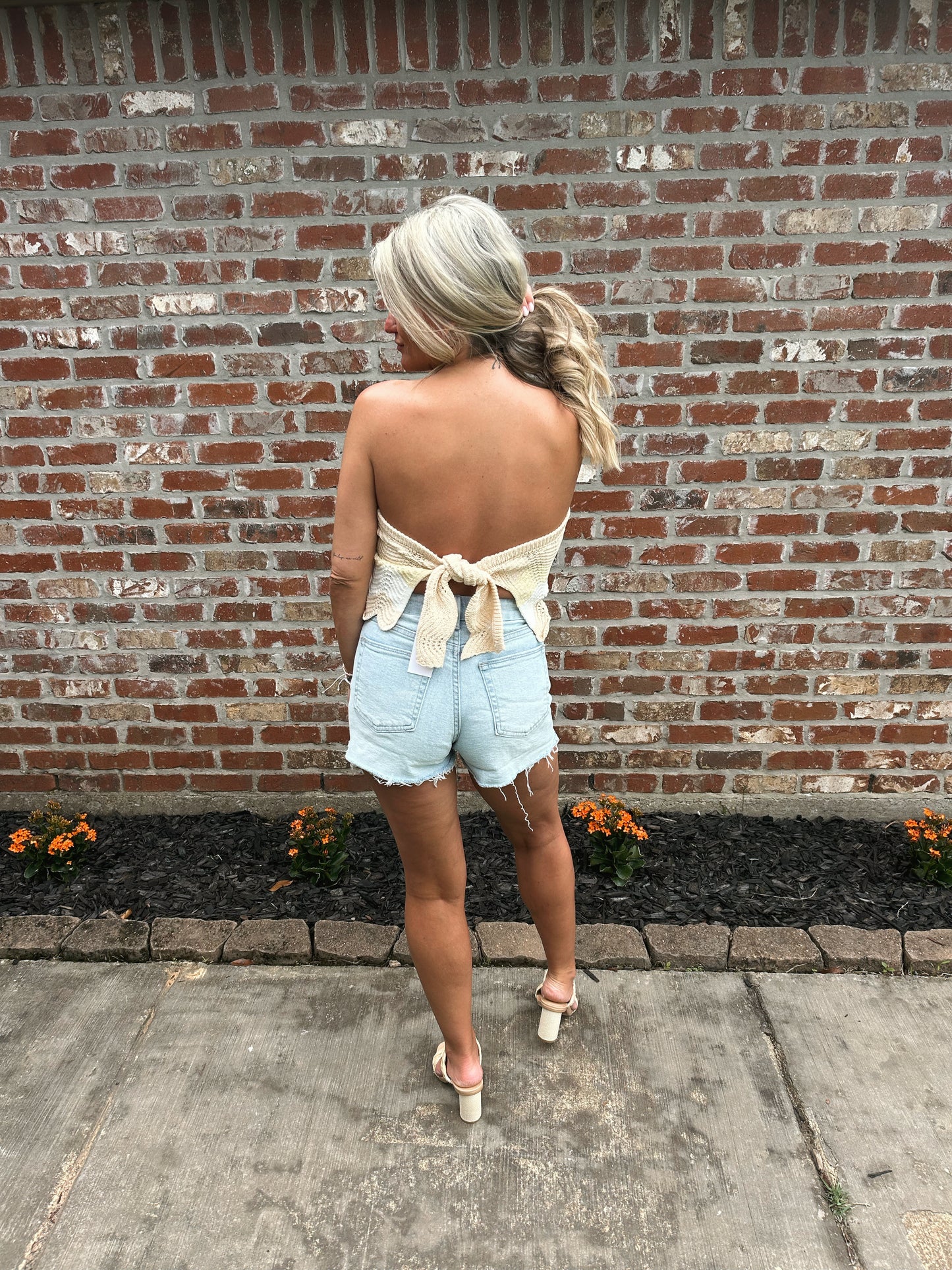 Sunrise Strapless Top