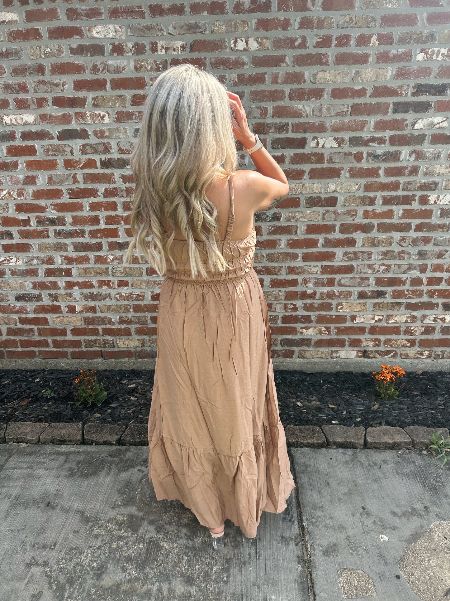 Sundown Dress- Tan