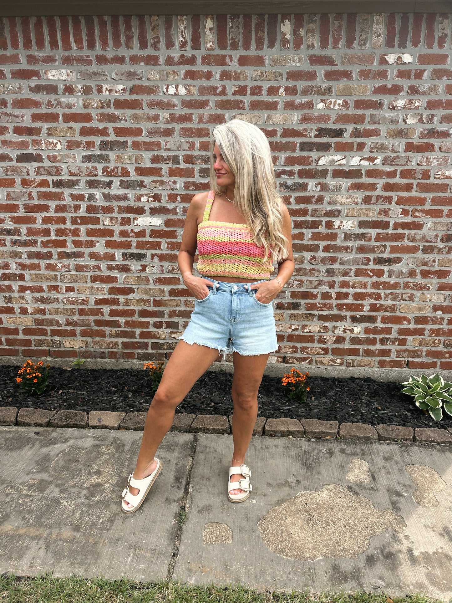 Rainbow Sweater Tank