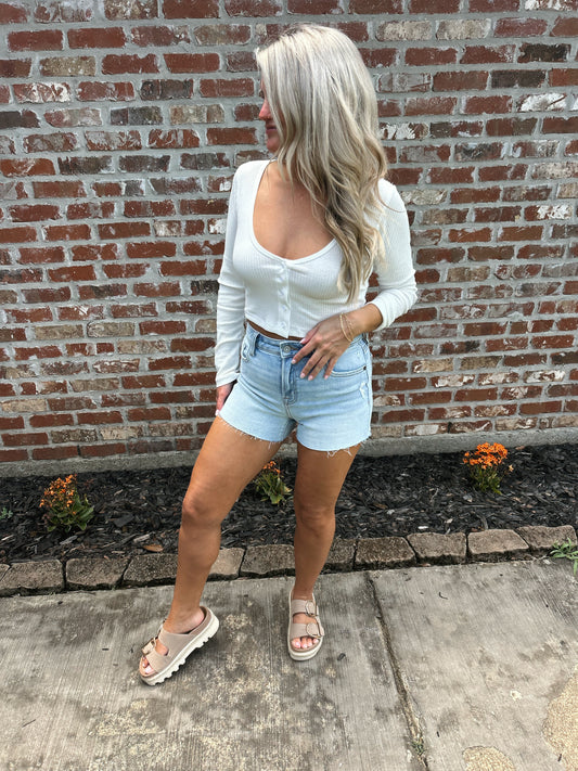 Lynn Cropped Longsleeve