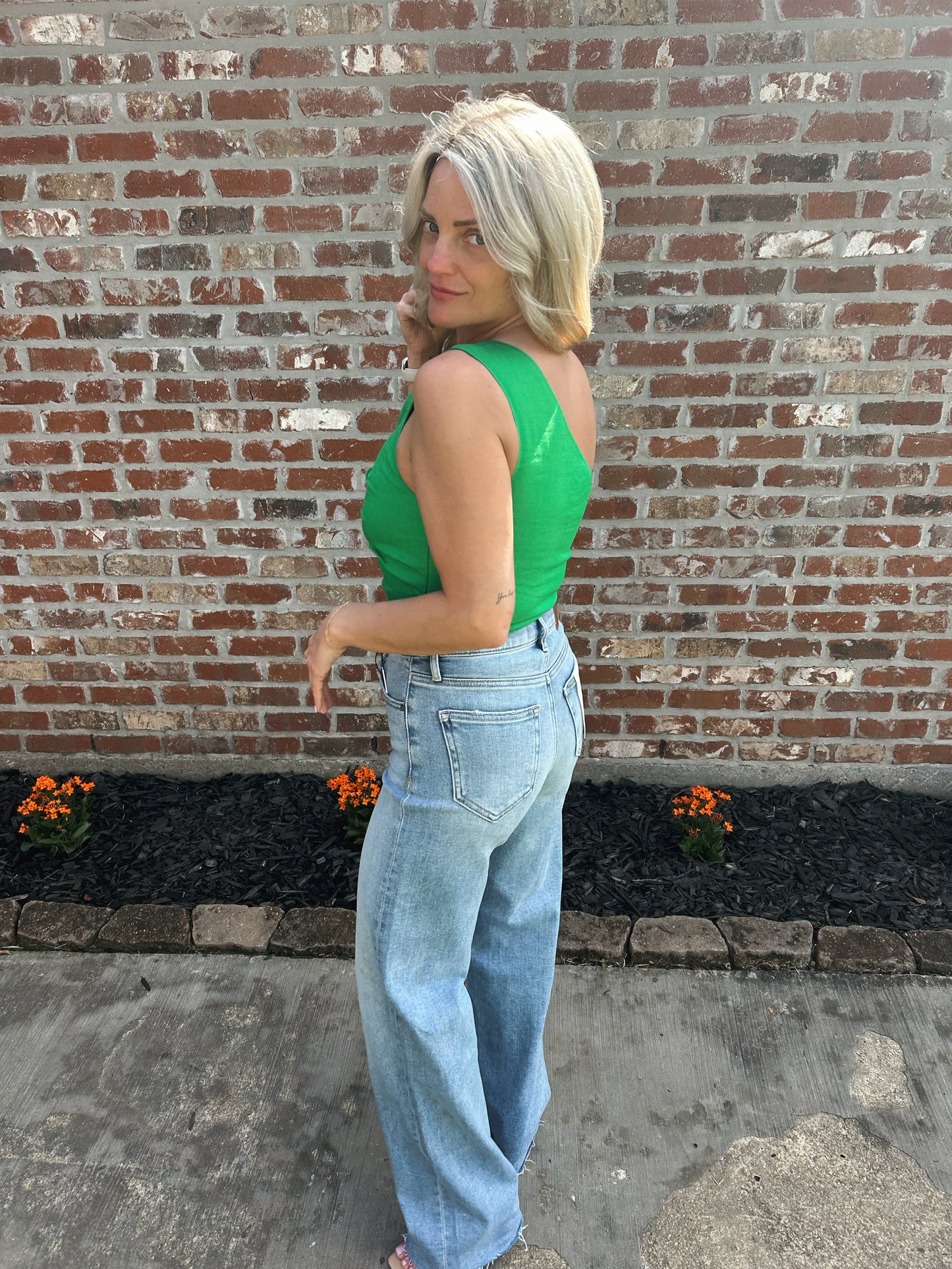 Island Time One Shoulder Top