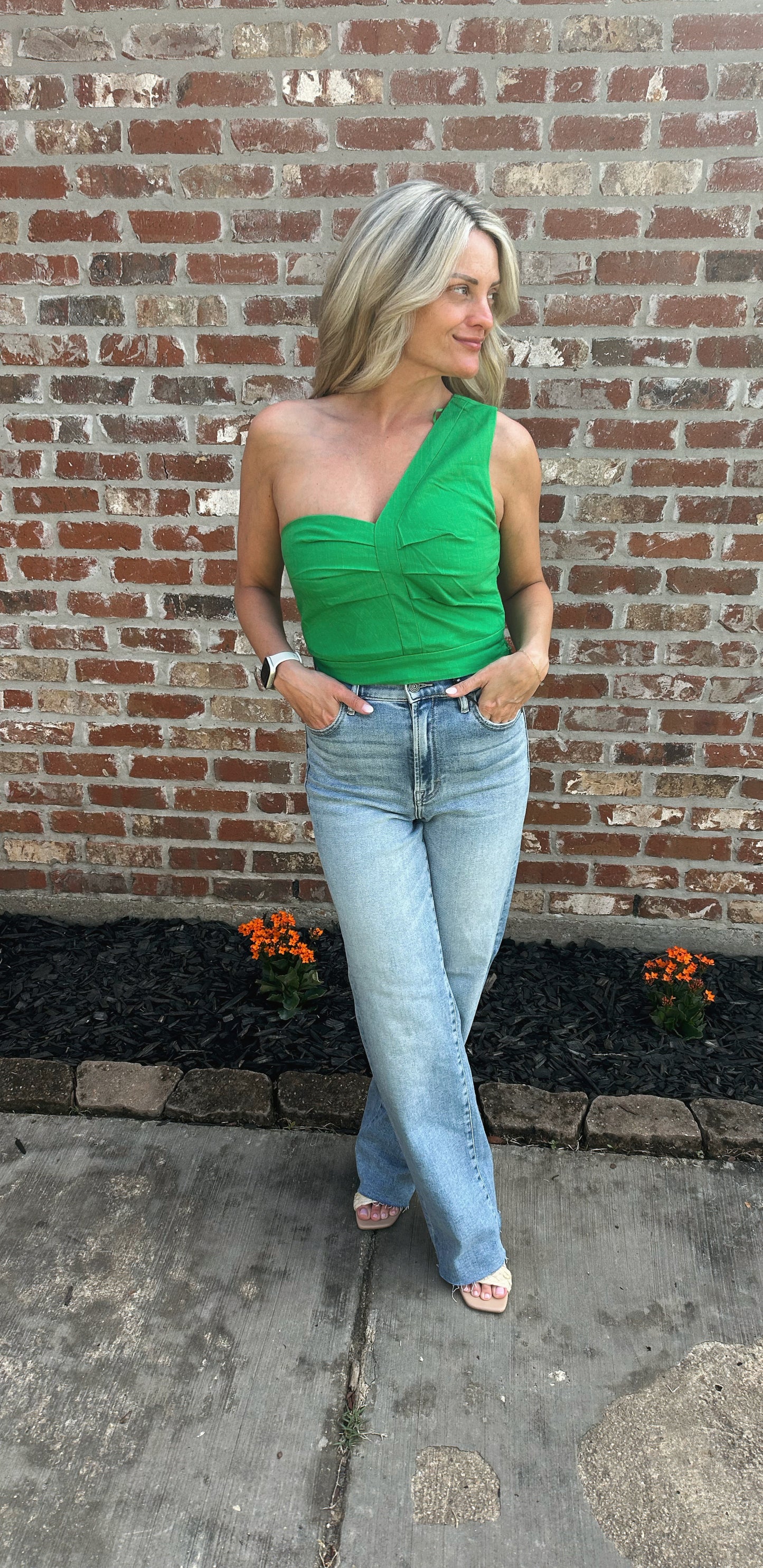 Island Time One Shoulder Top