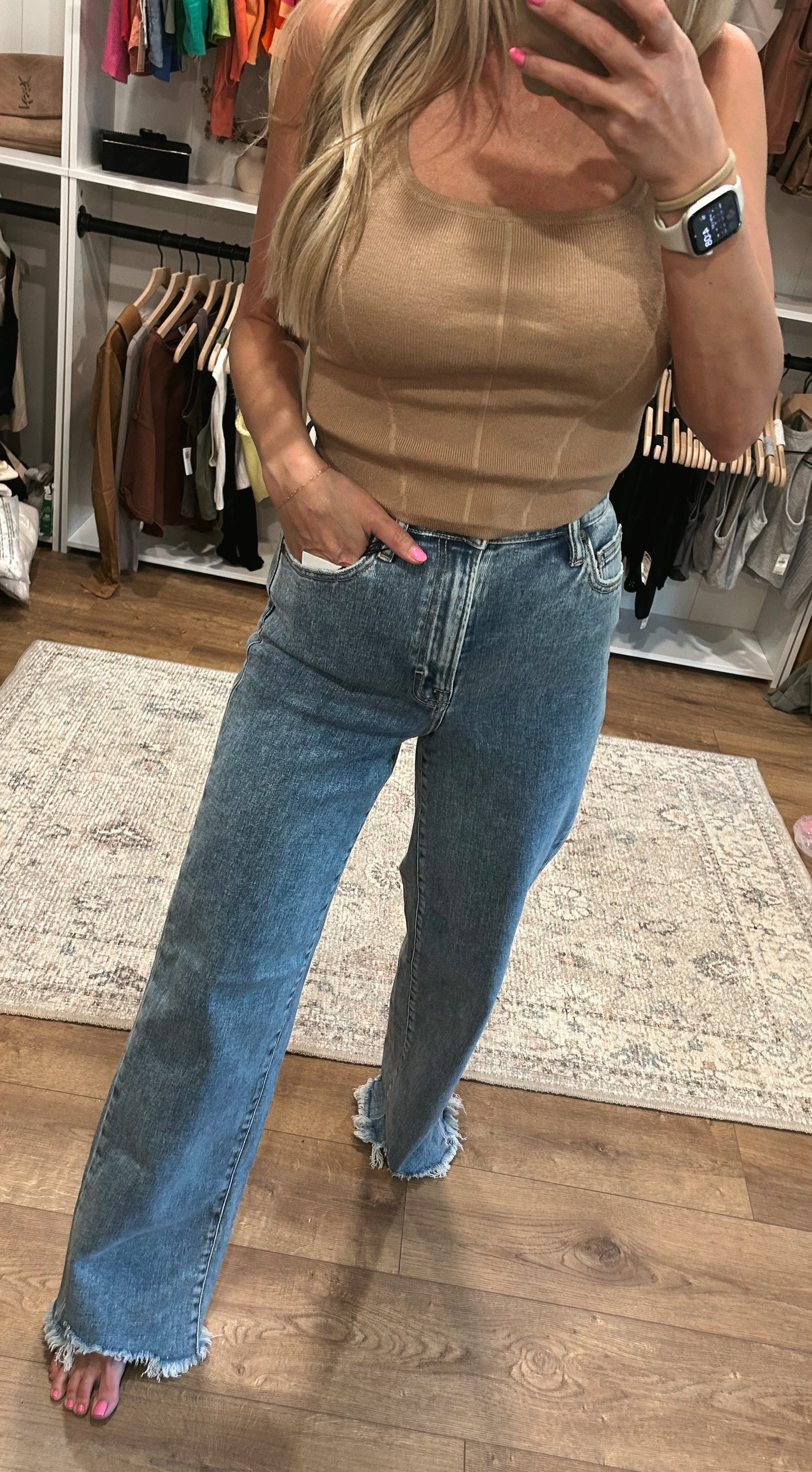 Logan HIDDEN Dad Jeans- Medium
