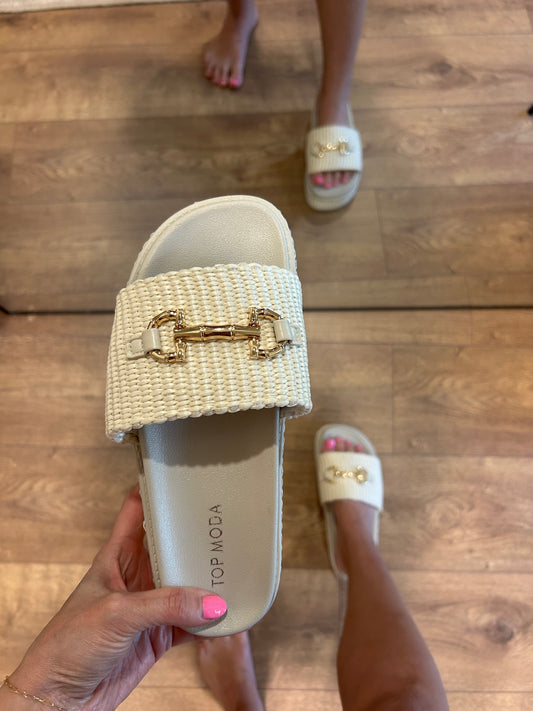 Panama Slide Platform Sandals