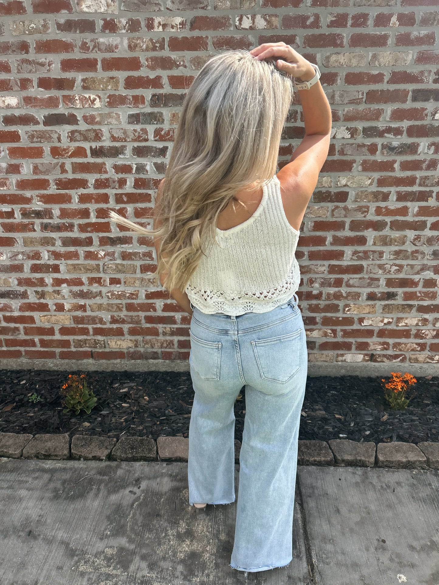 Embellished Sweater Tank