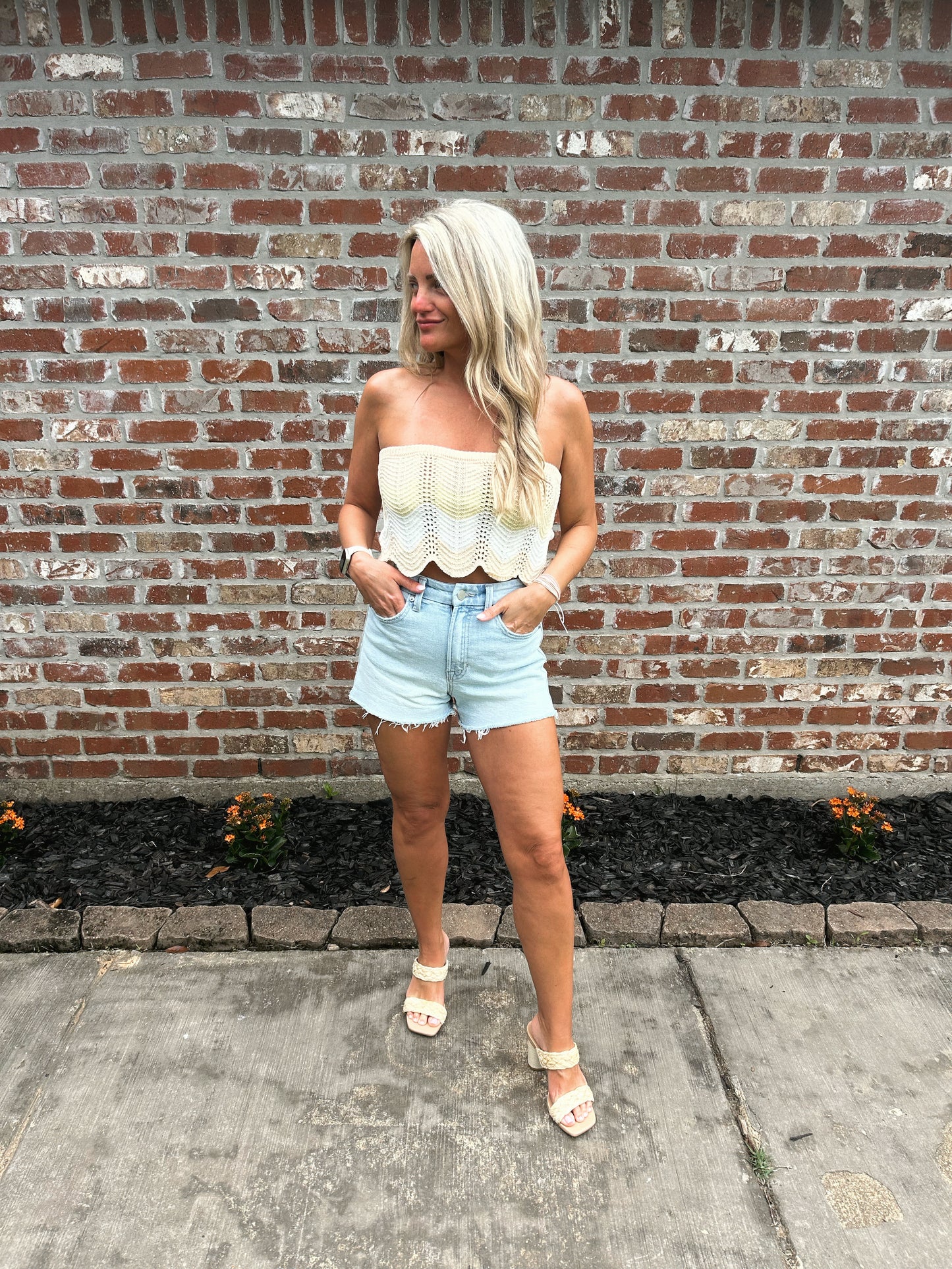 Sunrise Strapless Top