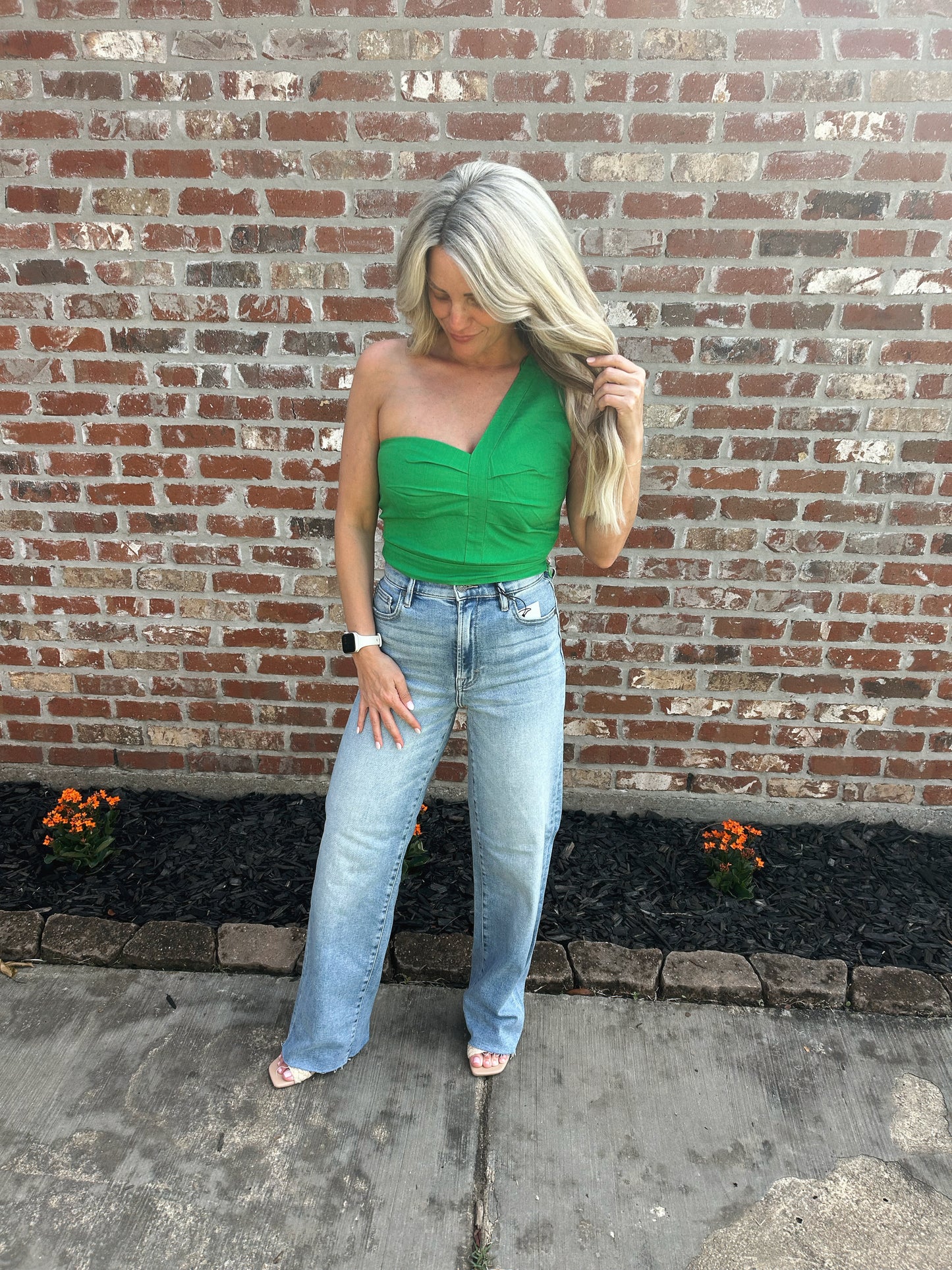 Island Time One Shoulder Top