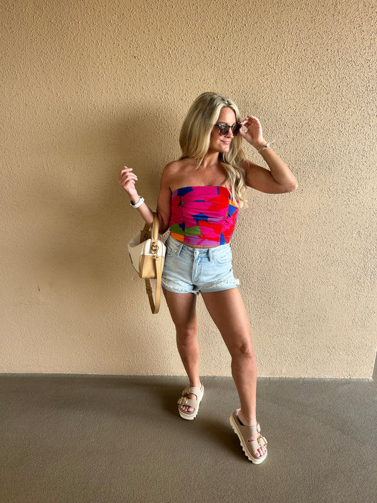 Abstract Tube Top