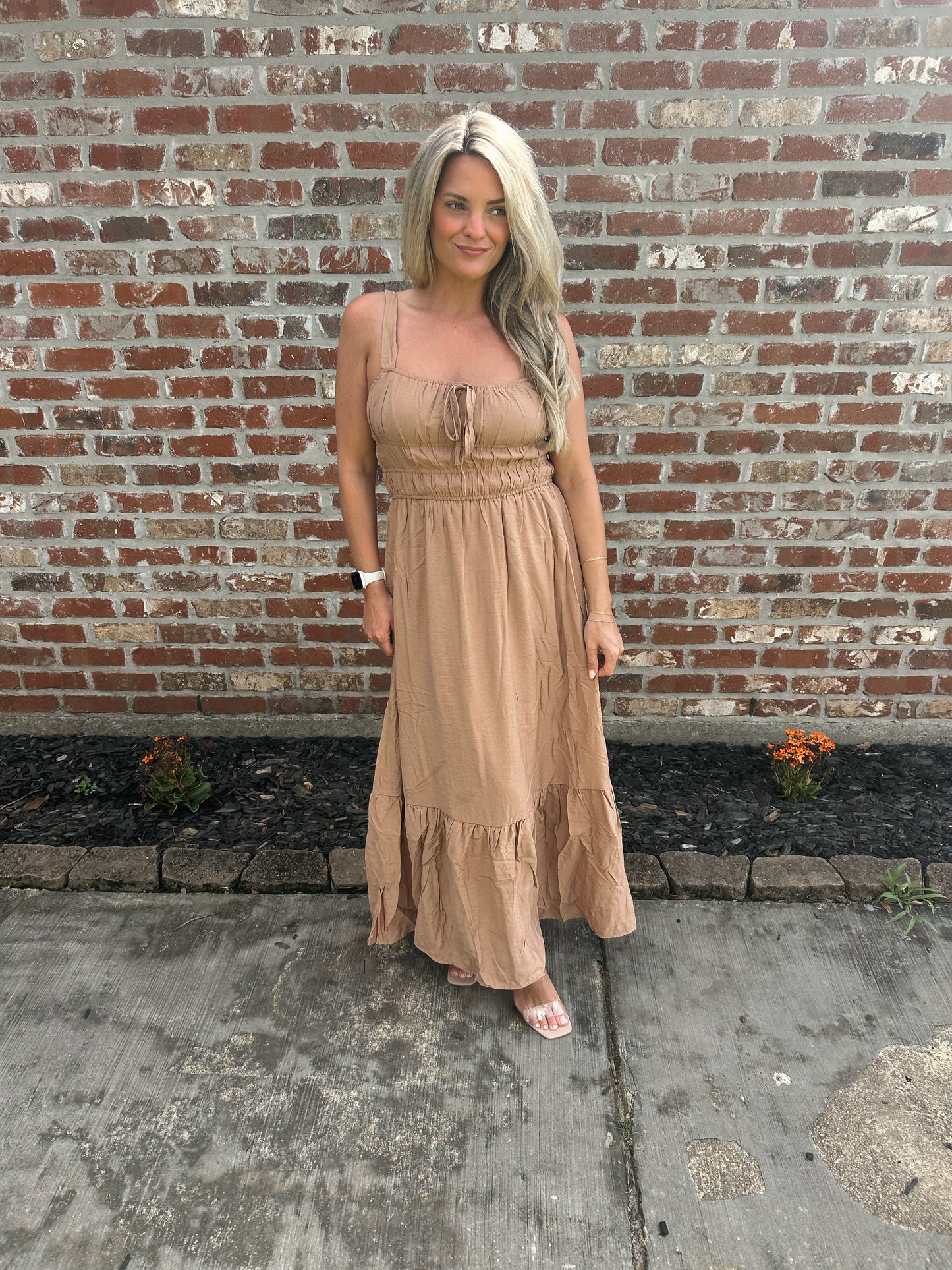 Sundown Dress- Tan
