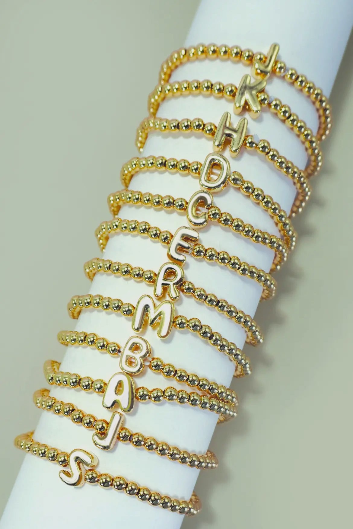 Initial Stretch Bracelet