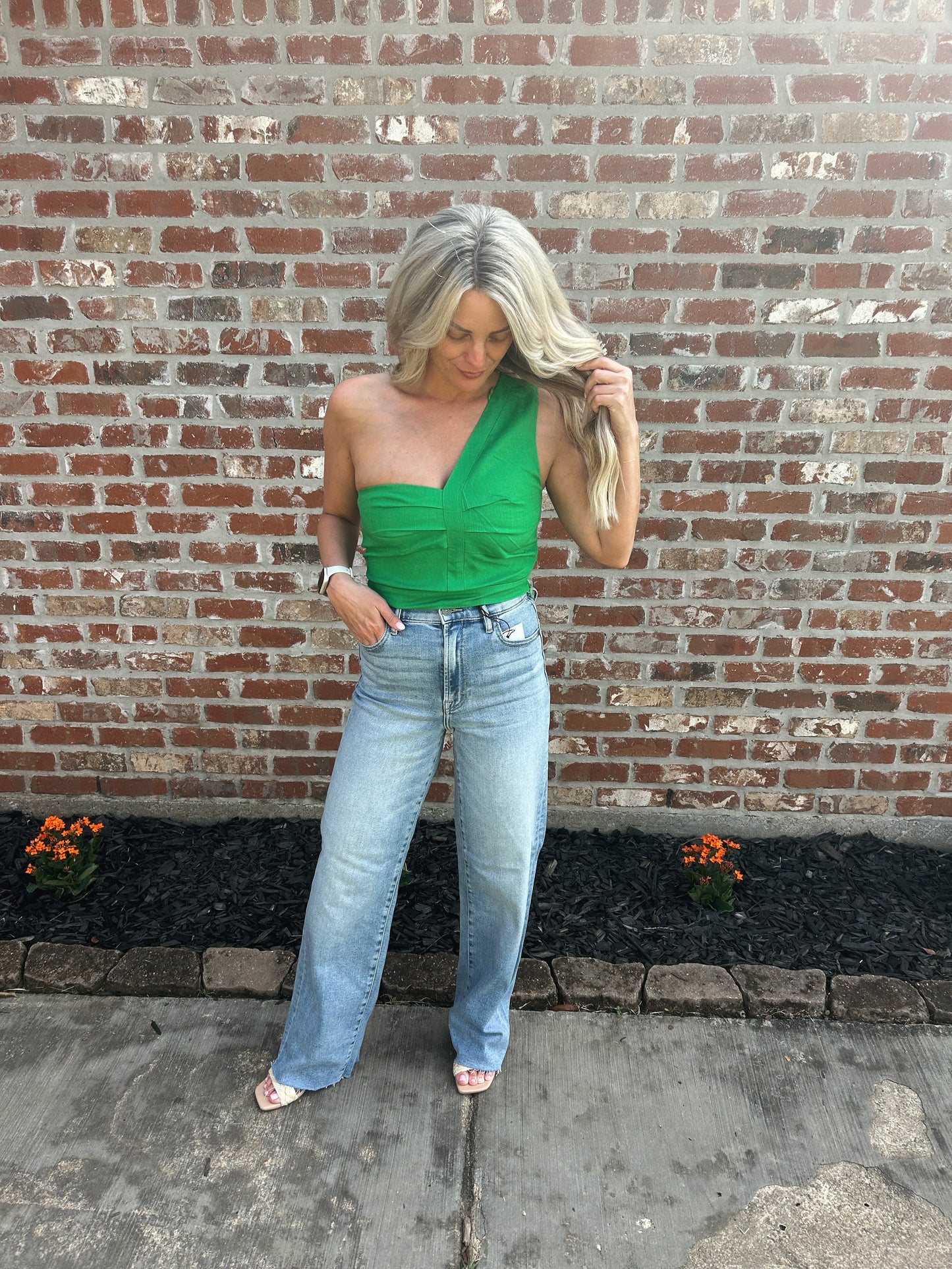 Island Time One Shoulder Top