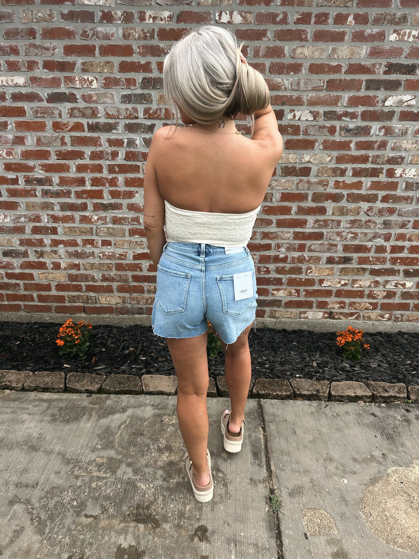 Delia Textured Tube Top