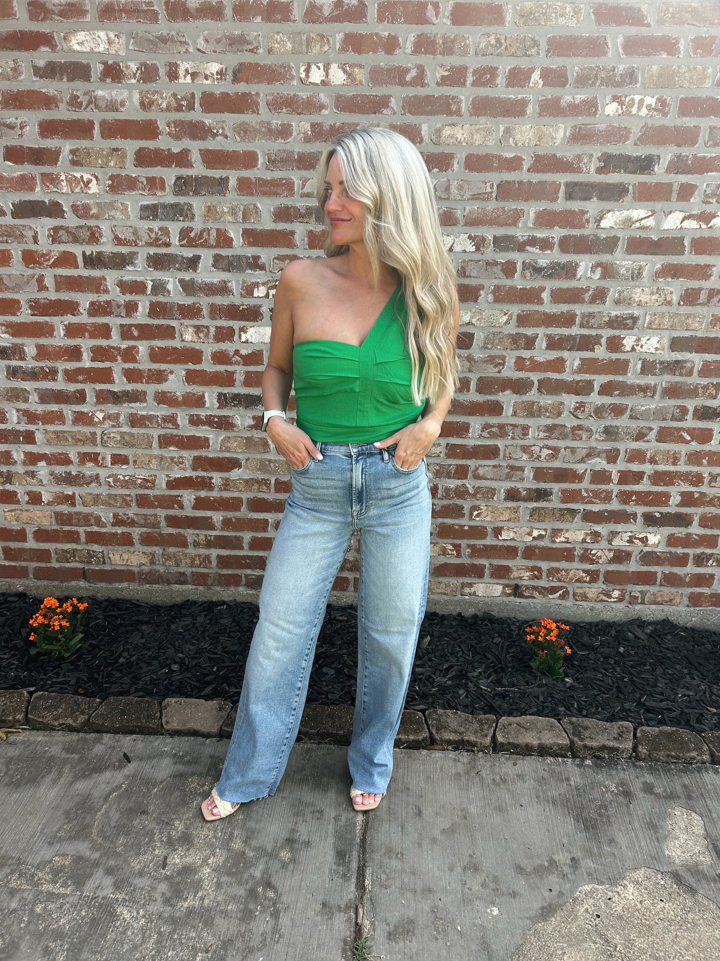 Island Time One Shoulder Top