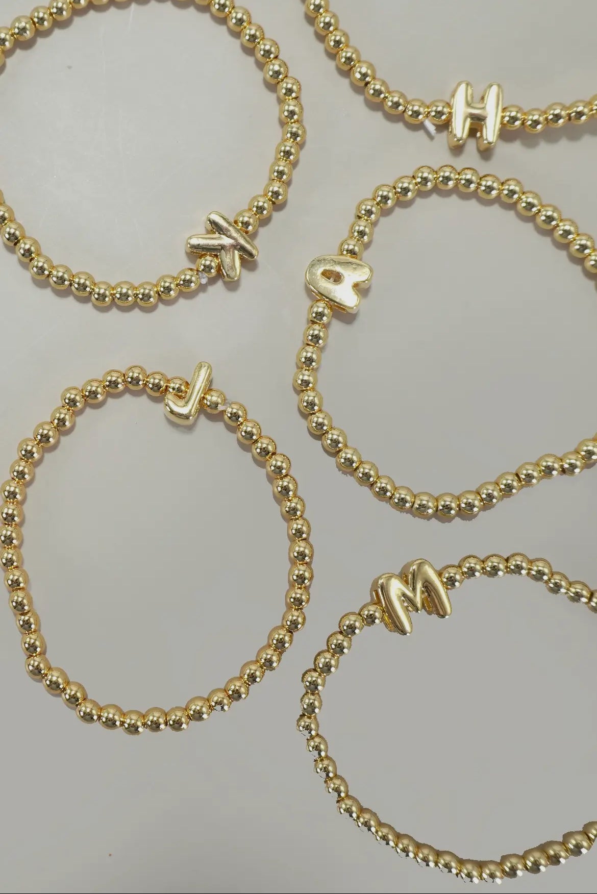 Initial Stretch Bracelet