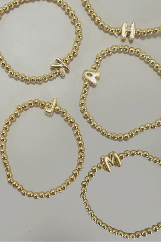 Initial Stretch Bracelet
