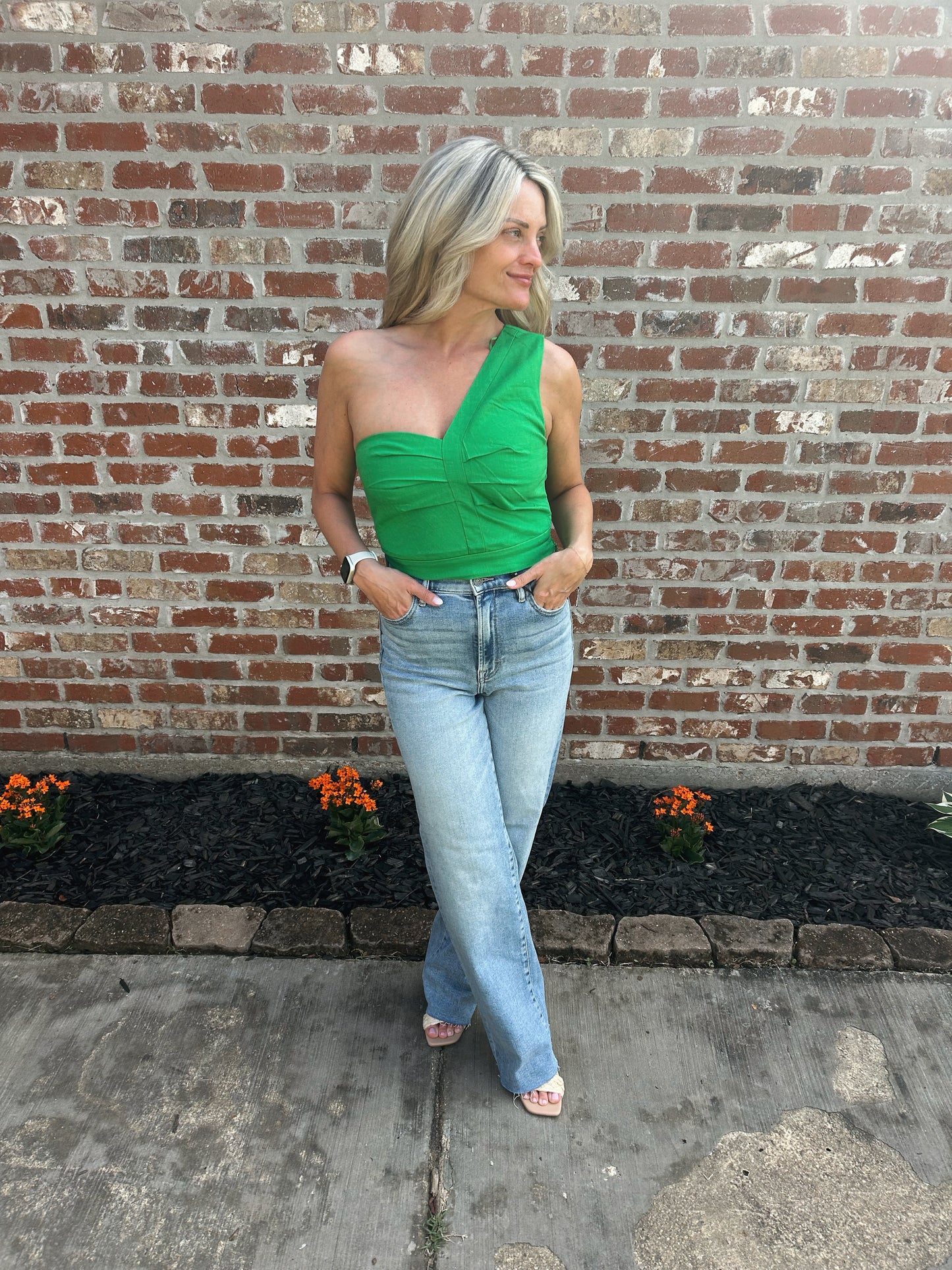 Island Time One Shoulder Top