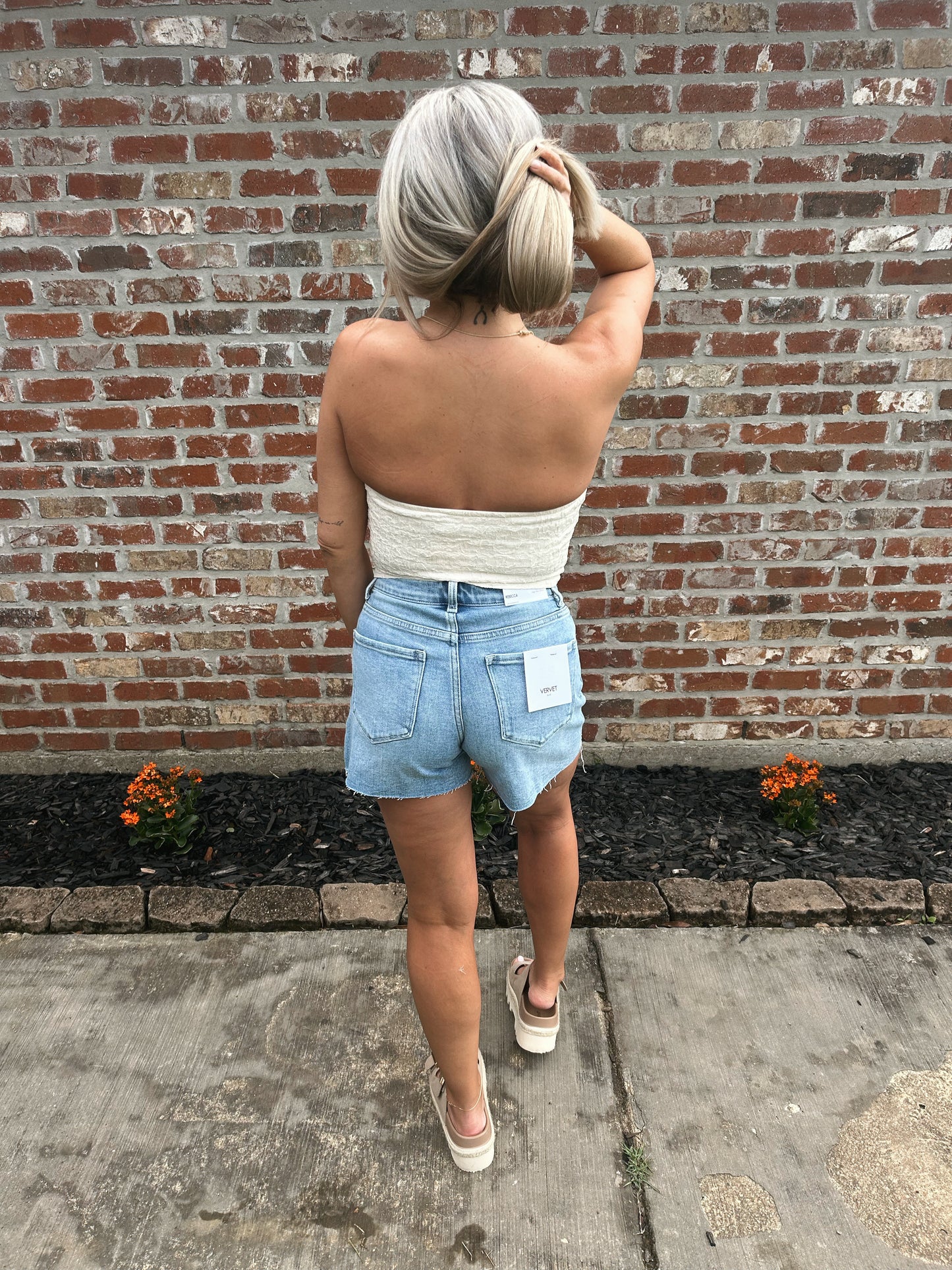 Delia Textured Tube Top