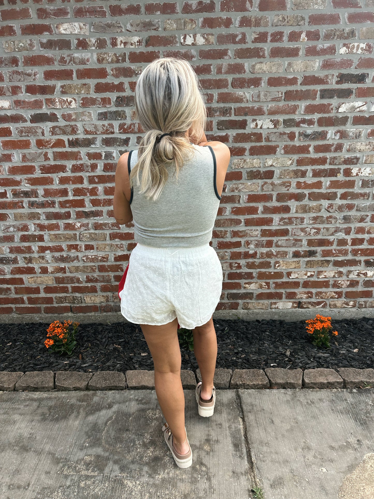 Eyelet Shorts