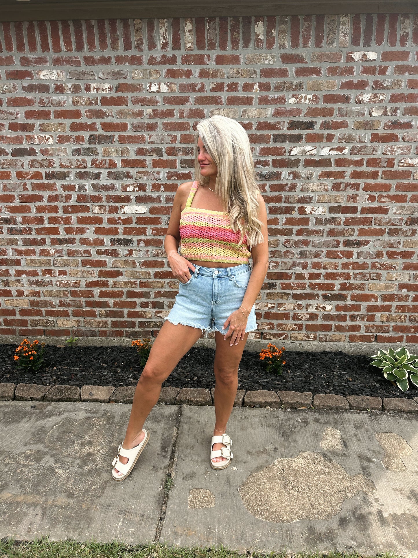 Rainbow Sweater Tank