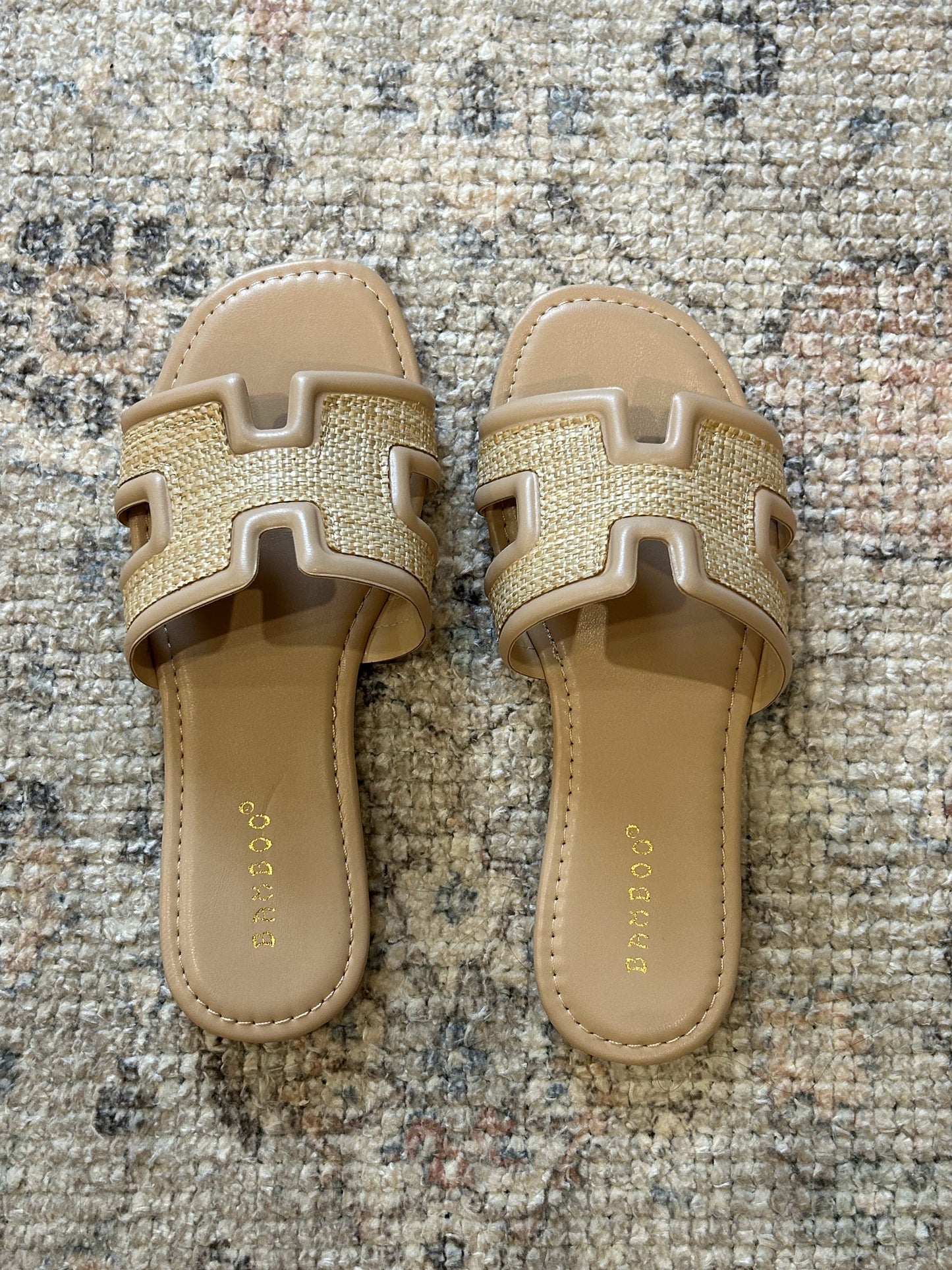 H Band Sandal in Natural
