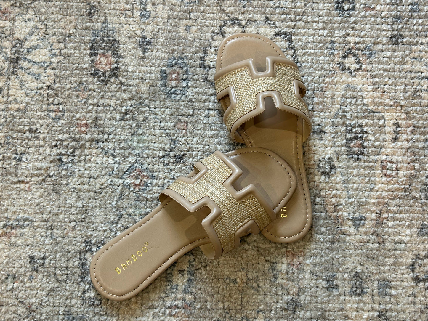 H Band Sandal in Natural