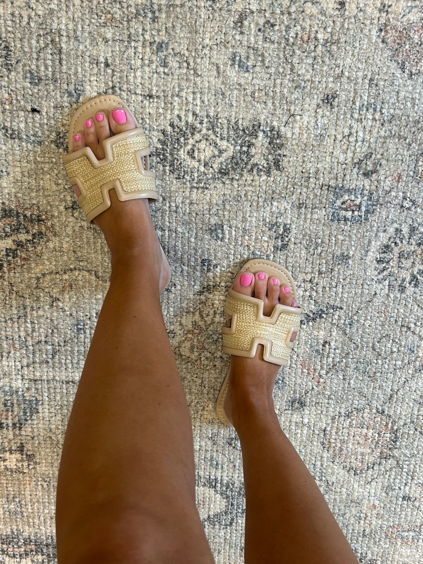 H Band Sandal in Natural