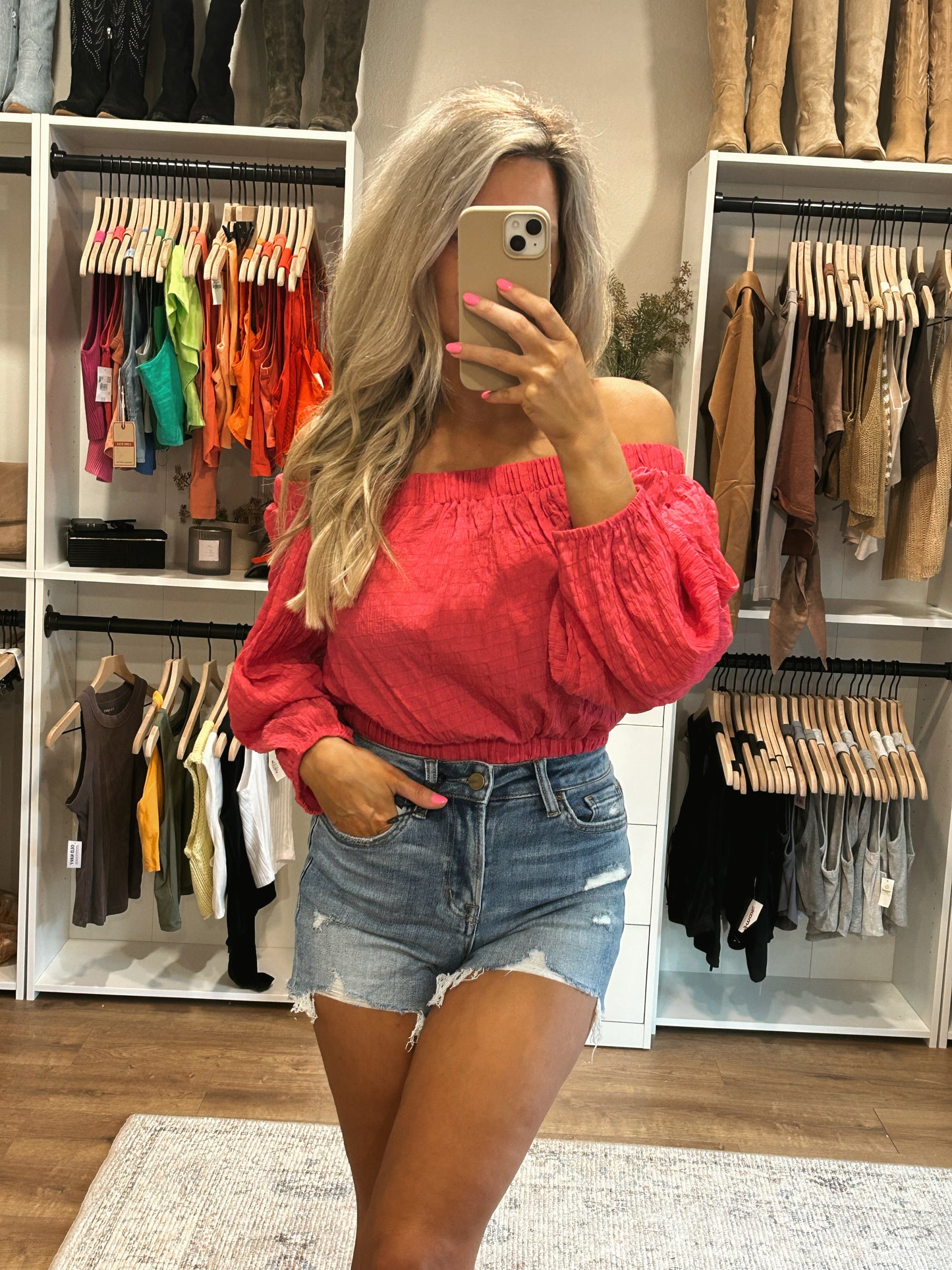 Daisy Off The Shoulder Top