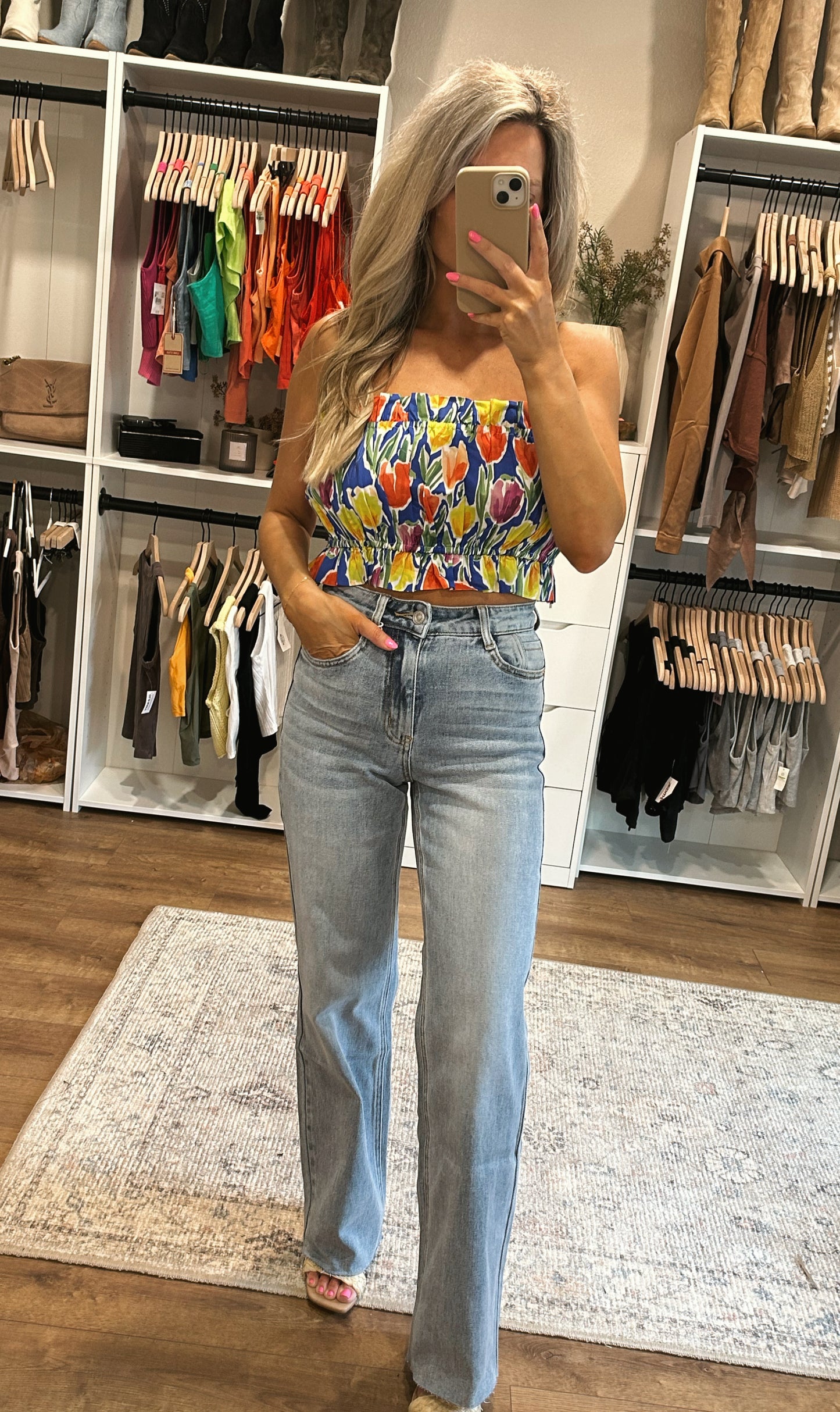 Hannah Tulip Crop Top