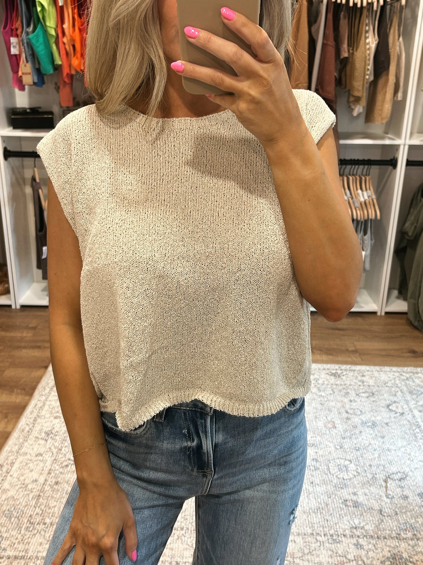 Gaelle Knit Top