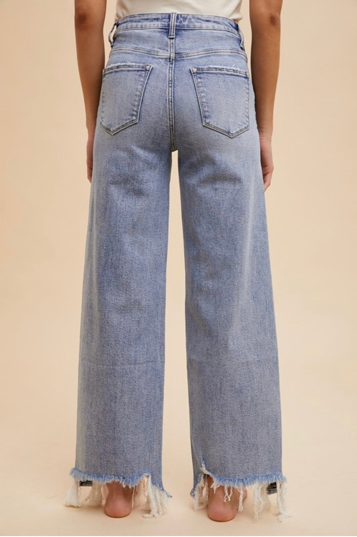 Annie Straight Leg Jeans- Light Denim