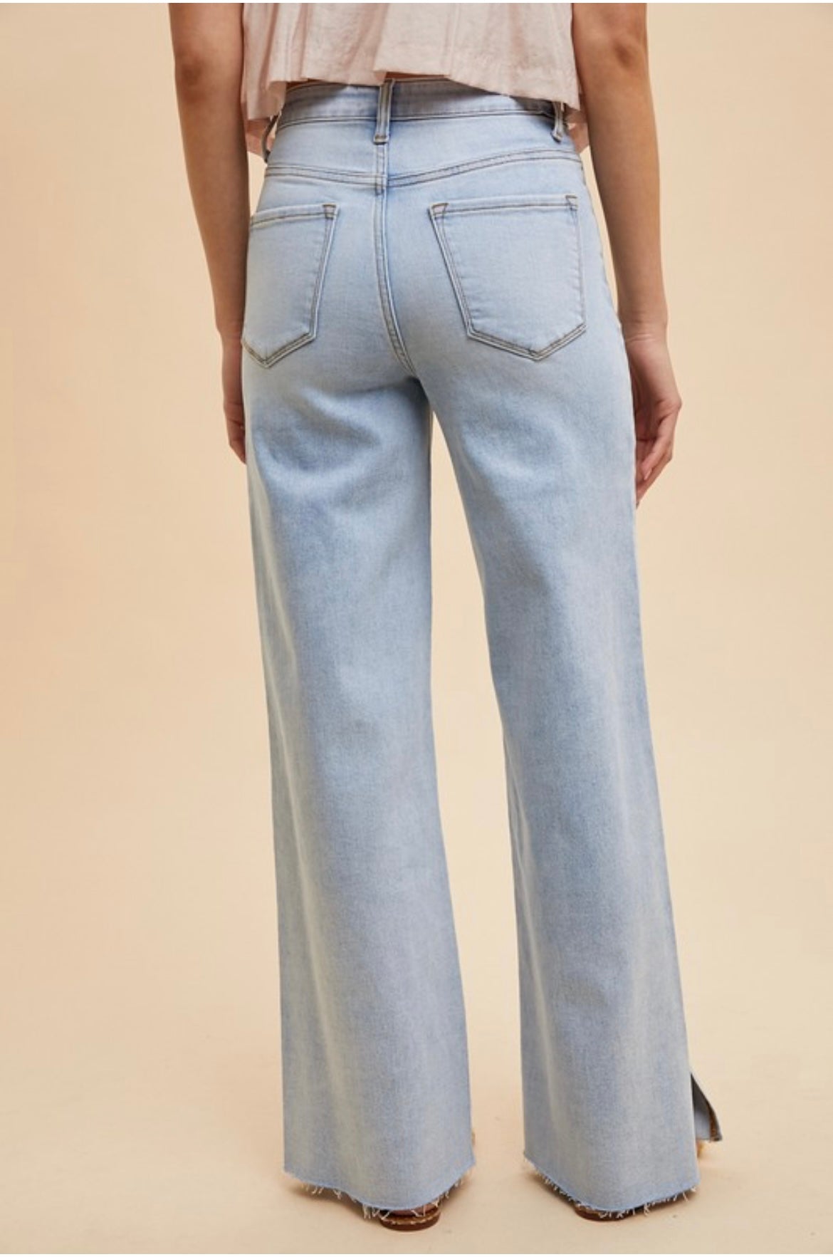 Elise Side Slit Jeans